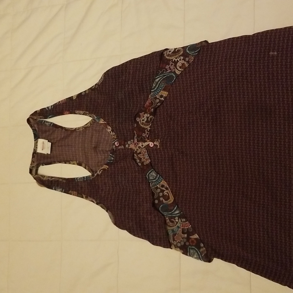Mossimo maroon blouse small